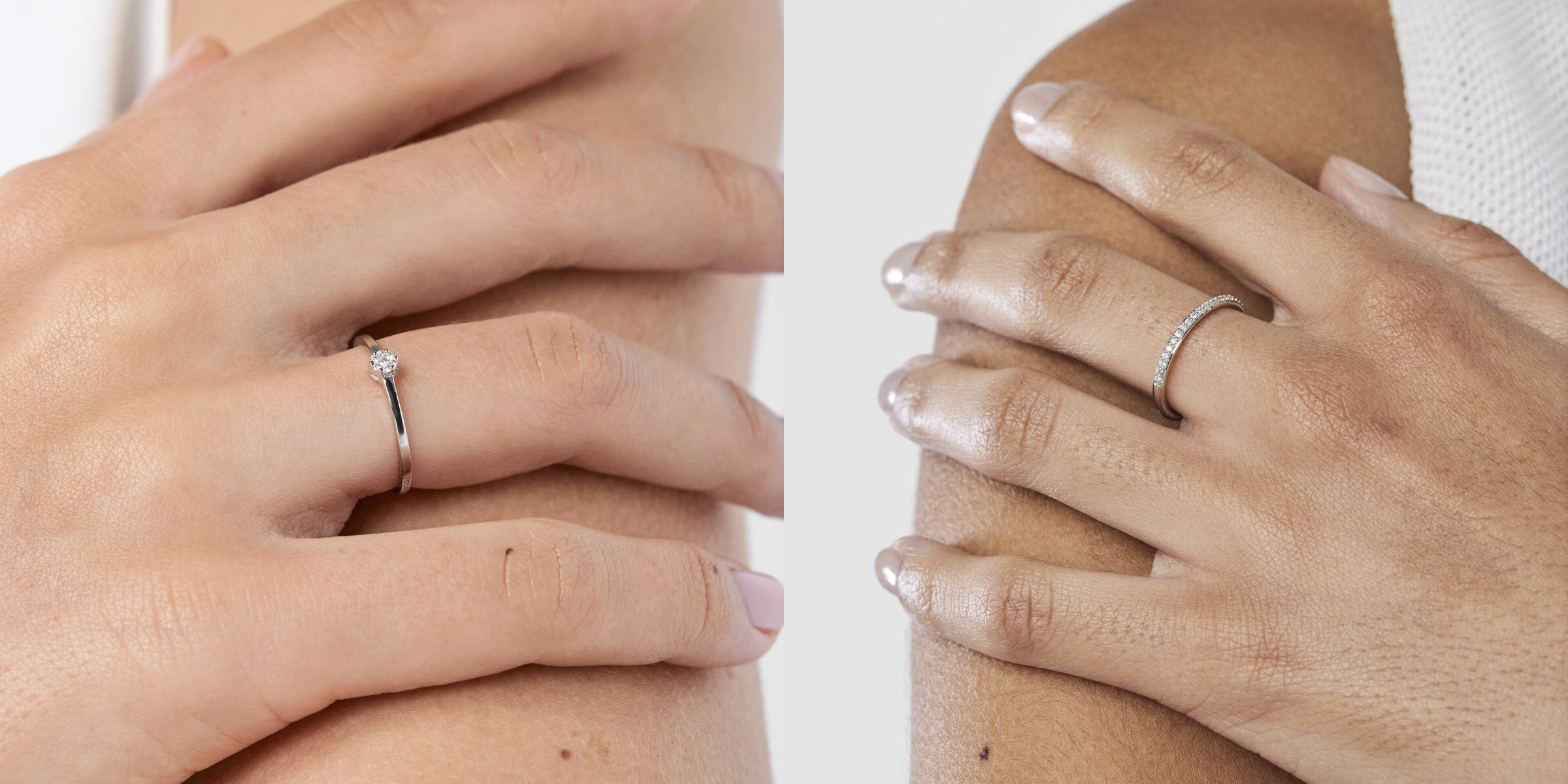 Conjunto de alianzas de boda de plata, anillos de pareja, conjunto de  alianzas de boda minimalista, alianza para él y para ella, anillos de boda  para mujer -  España