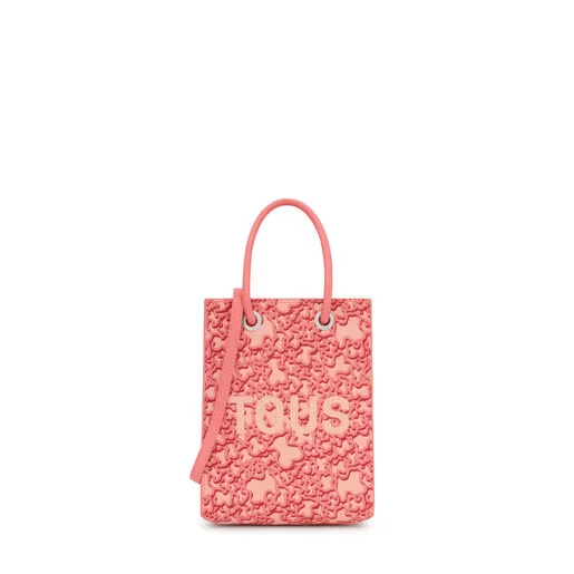 coral colored pop minibag Kaos