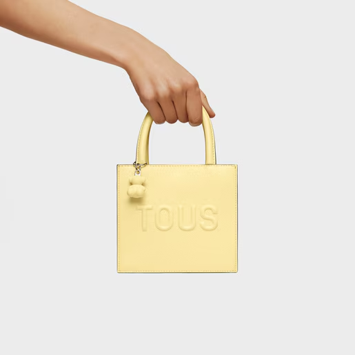 Light yellow Cube Minibag TOUS Brenda