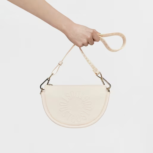 Medium beige leather Crossbody bag TOUS Miranda