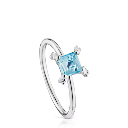 Anillo de plata y topacio Color Pills