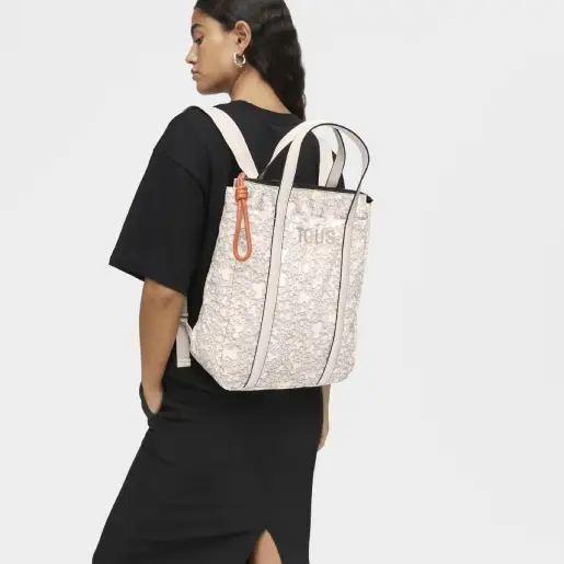 Modelo mochila beige Kaos Mini Evolution TOUS