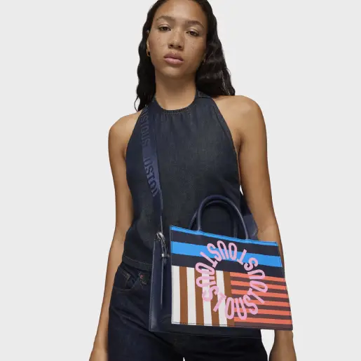 Modelo Shopper mediano Amaya Azul TOUS