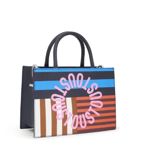 Shopper mediano Amaya Azul TOUS